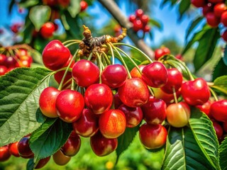 Ripening Cherries: A Documentary Photography Series - Summer Fruit Orchard Harvest