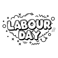 Fototapeta premium Labour Day Graphic Design