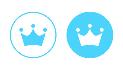 Crown icon vector. crown sign and symbol