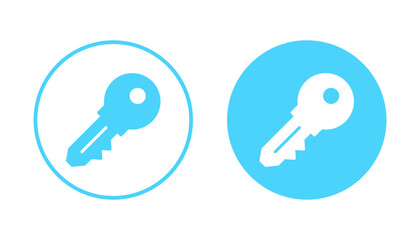Key icon vector. Key sign and symbol.