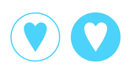 Love icon vector. Heart sign and symbol. Like icon vector.