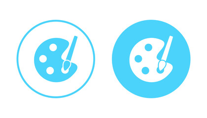 Paint icon vector. paint brush sign and symbol. paint roller icon vector