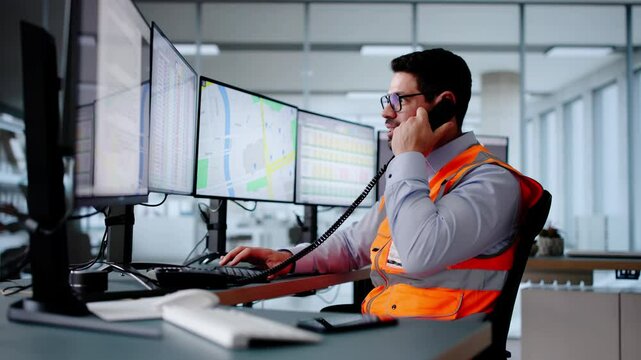 Emergency Call Center. 911 Phone Service