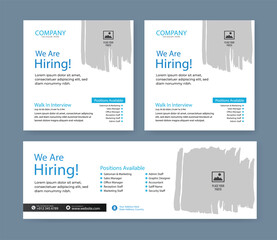Creative We are hiring join to the team. Hiring recruitment vector creative design and social media post template Creative hiring poster. hiring social media post design.