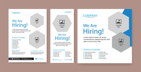 Creative We are hiring join to the team. Hiring recruitment vector creative design and social media post template Creative hiring poster. hiring social media post design.