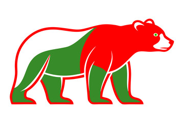 Minimalist line art illustration of a wild animal, perfect for modern decor, tattoo design, logos, or branding. This elegant black and white drawing features clean lines and abstract style, ideal for 