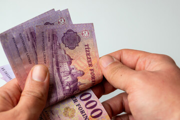 Hungarian 10.000 Ft. banknotes