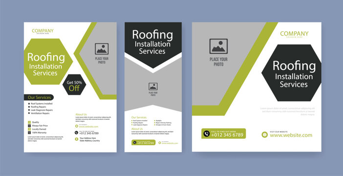 Professional plumbing service advertisement flyer template, Creative plumber advertisement set. Plumbing service social media post template. service web banner, Plumbing service post card. - Powered by Adobe