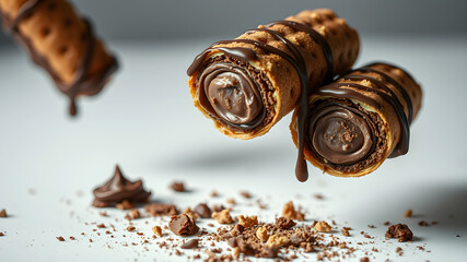 Close up of rusty nail polish