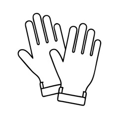 medicalgloves icon, medicalgloves line art - simple line art of medicalgloves, perfect for medicalgloves logos and icons