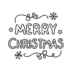 merrychristmastext icon, merrychristmastext line art - simple line art of merrychristmastext, perfect for merrychristmastext logos and icons
