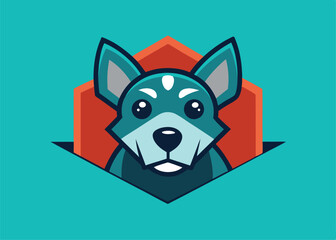 Bark Tender Funny Pun with Cute Cartoon Dog. Cute samoyed dog cartoon, vector illustration