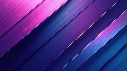 Obraz premium Vibrant purple and blue abstract art design with diagonal lines and subtle glowing accents