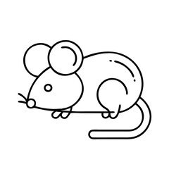 mouse icon, mouse line art - simple line art of mouse, perfect for mouse logos and icons