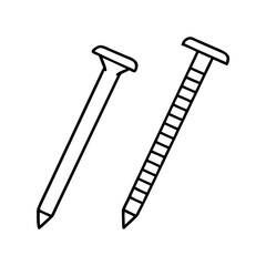 nails icon, nails line art - simple line art of nails, perfect for nails logos and icons