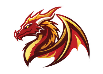 Dragons collection in vector Dragon illustration, Dragon Colorful Vector illustration
