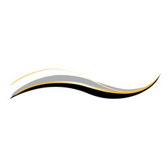 vector illustration of an Elegant Wave design 