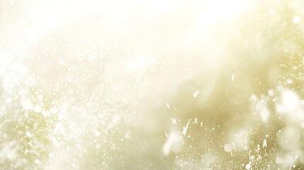 Fototapeta premium Soft golden bokeh background with sparkling light effects, ideal for festive or dreamy themes