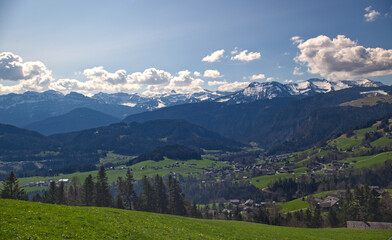 mountain landscape in the alps