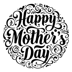 Happy Mother's Day Vector Graphic