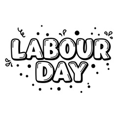 Fototapeta premium Labour Day Graphic Design