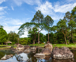 Hot Springs in Chae Son National Park, Lampang, Thailand.
