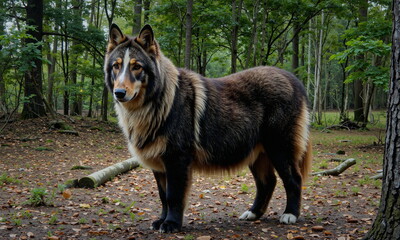 Naklejka premium Zwierzęta w oiektywie kamery. Nasze czwoeonogi pozują do zdjęcia. Te dziekie i te udomowione. W naturalnym świetle i otoczeniu.