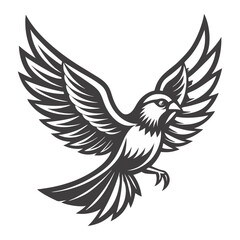 Obraz premium Soaring Bird Emblem