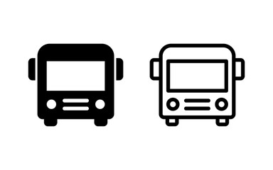 Bus icon vector illustration. bus sign and symbol. transport symbol