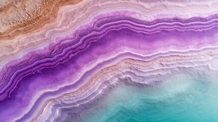 Swirling patterns of lavender and emerald create a seamless fluidity, featuring iridescent silver streaks that embody contemporary luxury and artistic expression