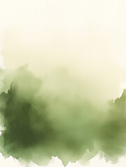 Green forest watercolor background with soft depth. Ideal for eco products, packaging or calming prints