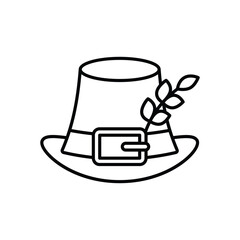 Hat  icon vector stock illustration