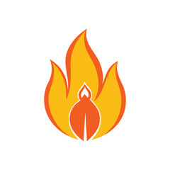 holy spirit pentecost sunday vector greetings with sacred fire