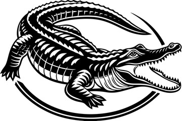 High-quality anaconda vector illustration showcasing the powerful and iconic snake in a detailed, stylized form. Ideal for wildlife education materials, reptile-themed designs, zoo brochures, nature d