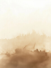 Minimal beige watercolor gradient with soft organic texture. Calm neutral background for elegant design projects