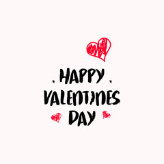 Happy Valentines Day Red Hearts, Love, Romantic Greeting