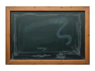 Blank Chalkboard Background for Creative Educational Projects