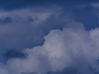 Beautiful dramatic sky with stormy clouds before rain