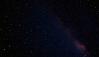 Fototapeta premium Stars and galaxy outer space sky night universe with black starry background and shiny starfield.