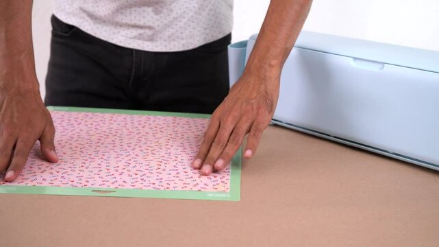 Preparing cardboard for plotter cutting