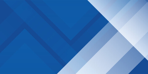 Obraz premium Abstract bacgkround blue and white gradient. Modern blue abstract rectangle box lines background for presentation design, banner, brocure, and business card