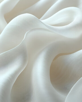 White silk satin fabric texture abstract