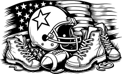 "Honor and Hustle: A Tribute to Heroes and the Game"

"Patriot's Field: Where Football Meets Sacrifice"

"Stars, Stripes, and Touchdowns"