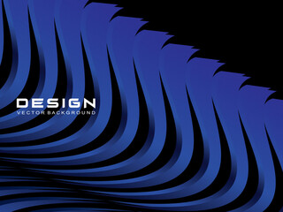 Abstract black and blue light stripes background. Perfect for certificates, banners, business cards, flyers, advertisements, etc.