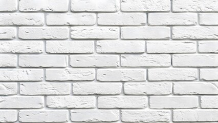 Obraz premium Architectural pattern of white brick wall urban setting image texture minimalist design close-up view visual aesthetics