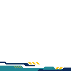 Obraz premium Business Footer Geometric