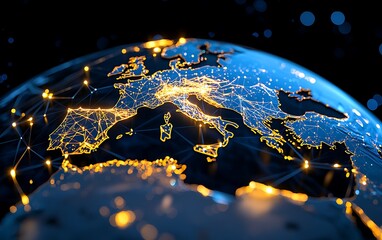 Global Europe Network Map