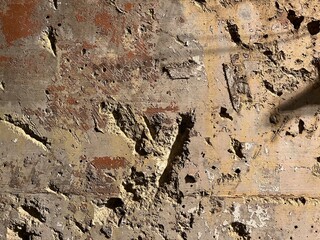 ダメージ加工の壁のテクスチャ