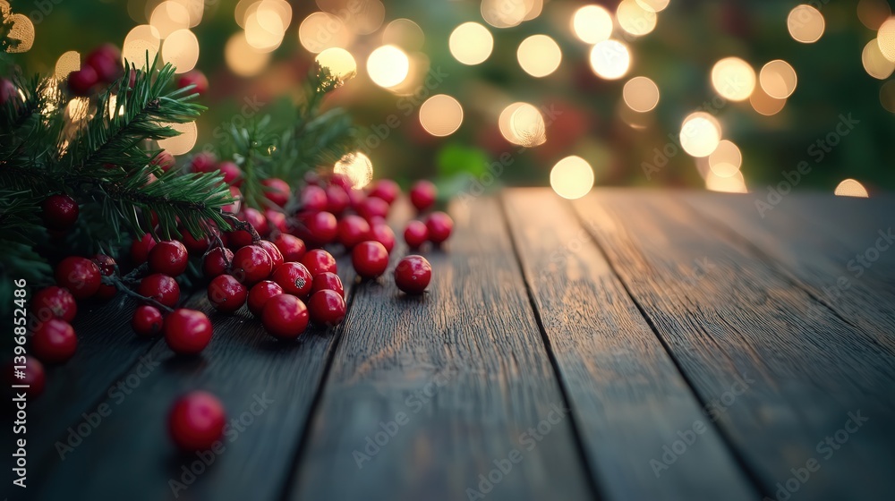 Poster blurred bokeh background creates the perfect space for displaying items, with selective focus enhanc