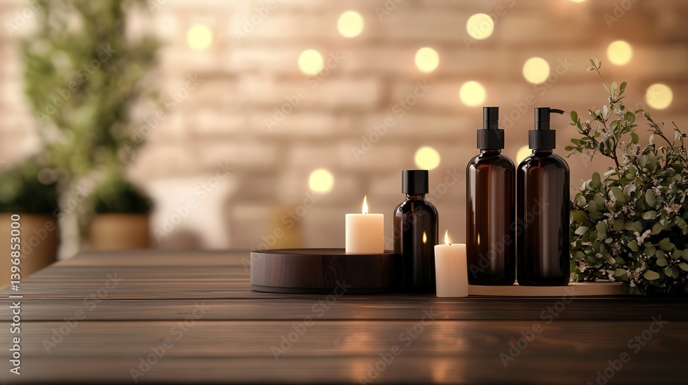 Poster soft bokeh background enhances the visual appeal of displayed items, creating a perfect setting for 